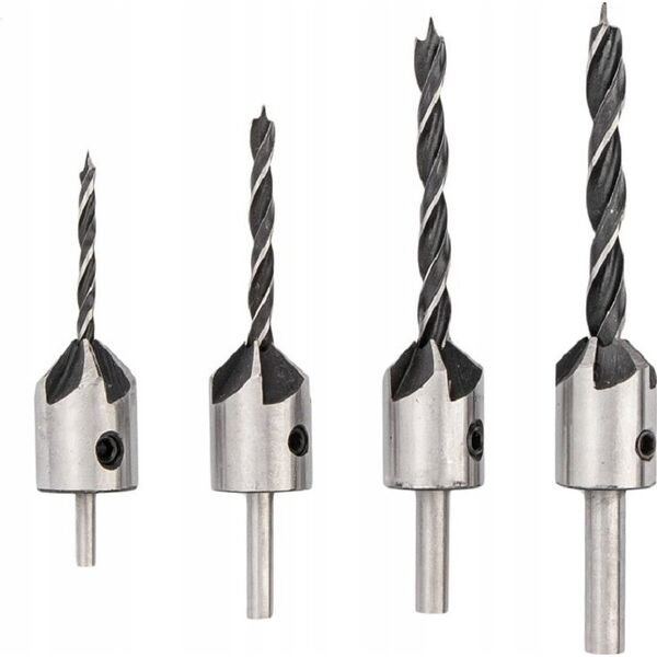 Wiertło Silver SILVER WIERTŁA DO DREWNA Z POGŁĘBIACZEM 3-6mm 5szt. 13935214 5907589366402