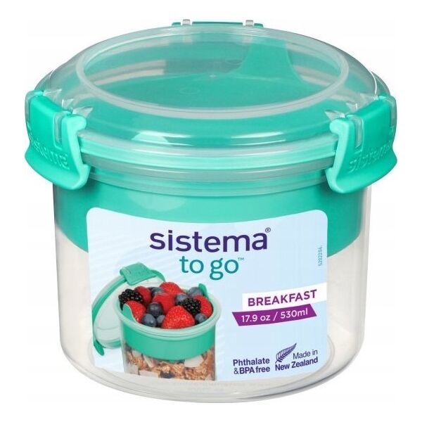 Sistema sistema Frühstücksbehälter Breakfast TO GO 530 ml mint 13935518 9414202213556