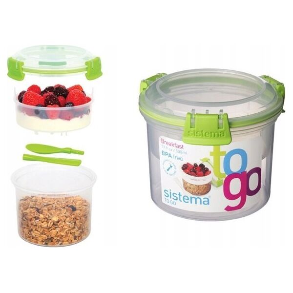 Sistema sistema Frühstücksbehälter Breakfast TO GO 530 ml mint 13935518 9414202213556