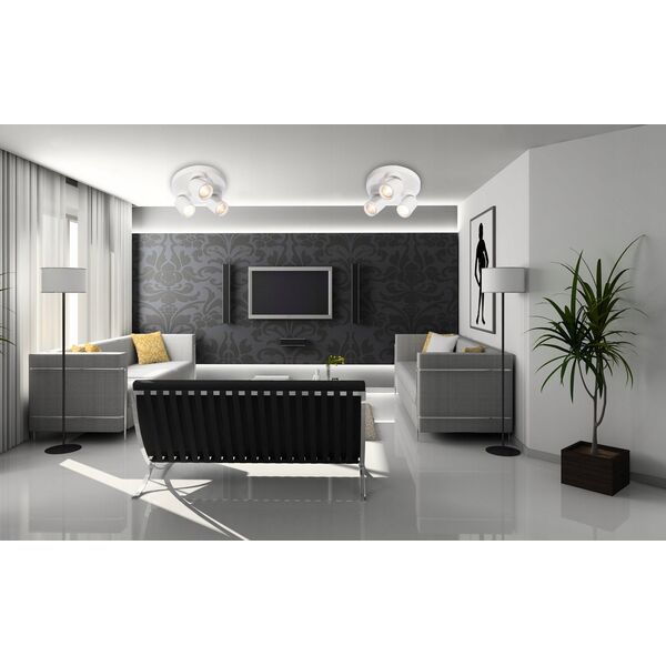 Lampa sufitowa LVT LVT Timo 1676 listwa plafon lampa sufitowa 3x35W GU10 czarny 13936951 5904703004172
