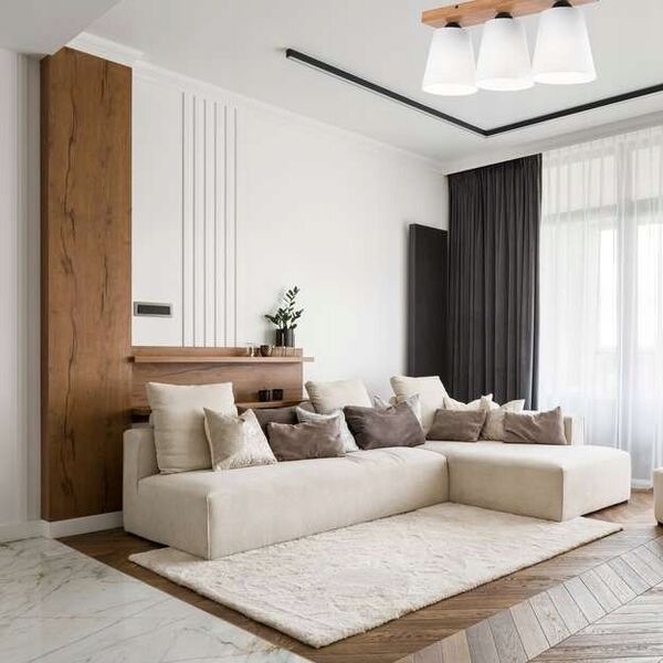 Lampa sufitowa Lamkur Lamkur Lula 47591 plafon lampa sufitowa boho drewniany materiałowe klosze 3x60W E27 biały/drewno 13940622 5907687447591