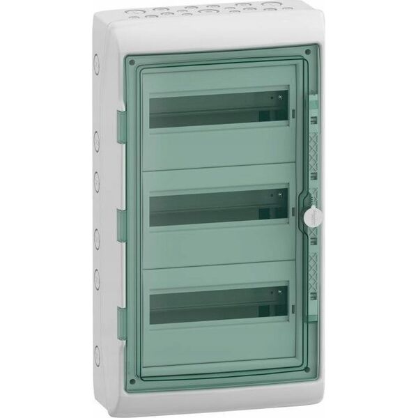 SCHNEIDERE Rozdzielnica hermetyczna Schneider Mureva / d. Kaedra 3x12 IP65 UV MRV-3-12-NT-T 13435 natynkowa drzwi transparentne 13941493 3303430134350