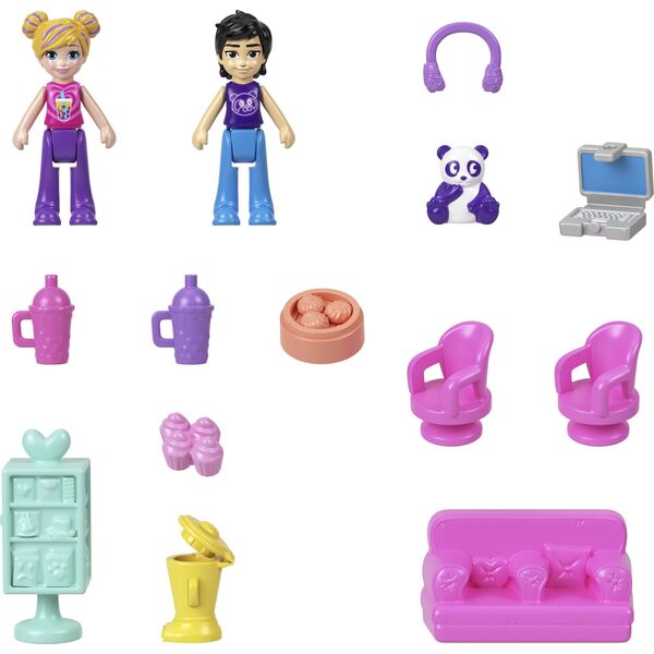 Mattel Polly Pocket. Bubble tea pandy 13942359 194735217908
