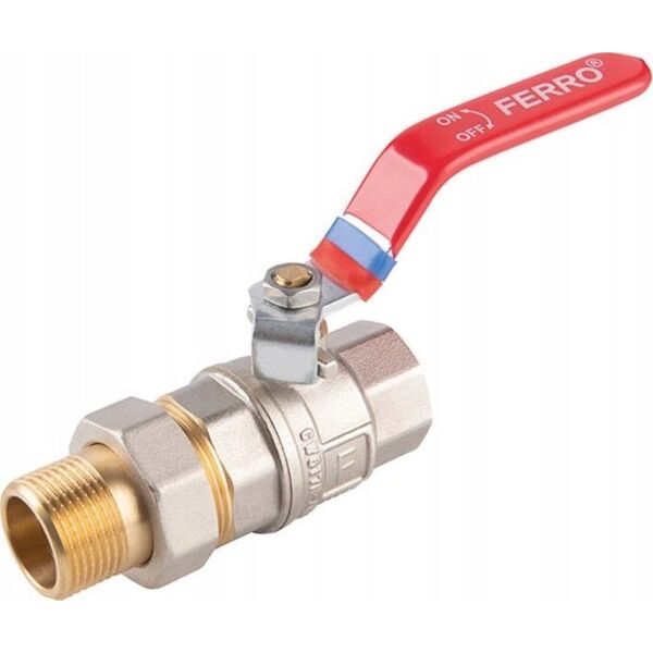 Ferro KFPS11 / FERRO / ZAWÓR KUL. WODNY Z RĄCZKA / 1/2'' NAKR-WKR ŚRUBUNEK, F-POWER / 13943897 5902194992527