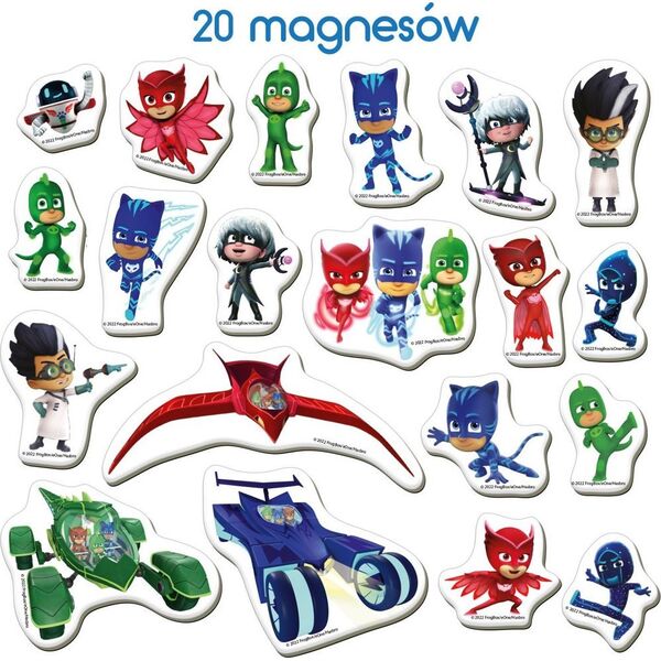 Keycraft Zestaw Magnesów Pidżamersi Pjmasks ME 5031-32 13944364 4820215154505