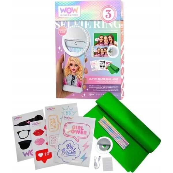 Kids Euroswan Zestaw oświetleniowy do selfie z akcesoriami WOW 00024 Kids Euroswan 13945689 8435507867184