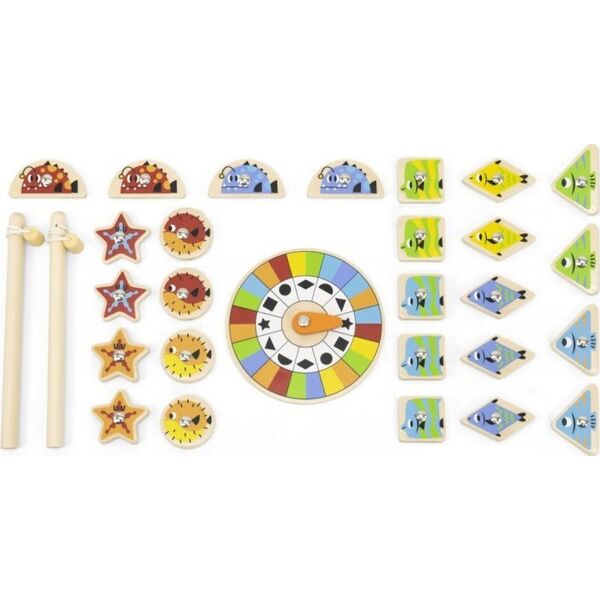 Viga Toys Gra Zestaw Magnetyczny Do Łowienia Rybek  Lumarko! 13948300 6971608446733