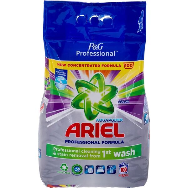 Ariel PROSZEK DO PRANIA ARIEL PROFESSIONAL COLOR 5.5KG 100 PR 9897 13950124 8700216019897