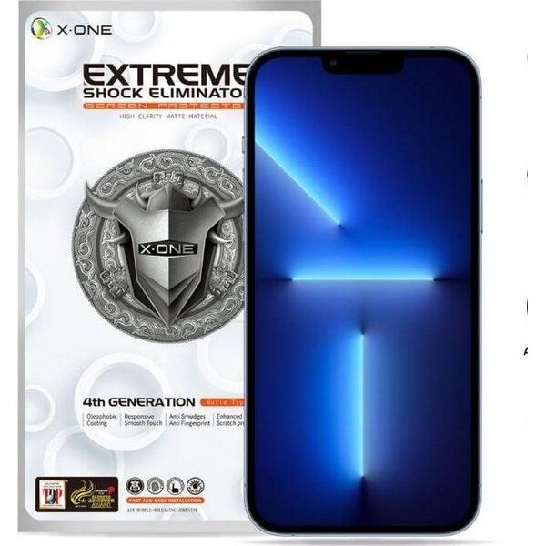 X-One Protektor LCD X-ONE Extreme Shock Eliminator 4th gen. Matowe - do iPhone 13 Pro Max/14 Plus 13950335 5903396208003