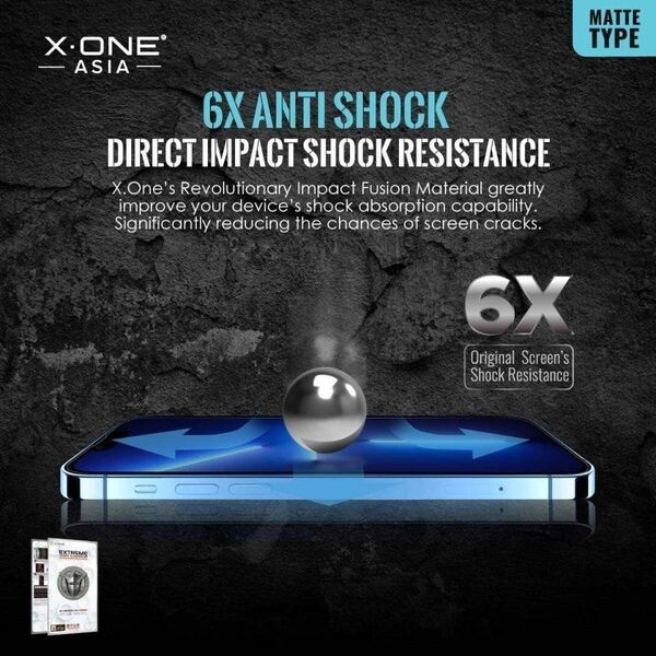 X-One Protektor LCD X-ONE Extreme Shock Eliminator 4th gen. Matowe - do iPhone 13 Pro Max/14 Plus 13950335 5903396208003