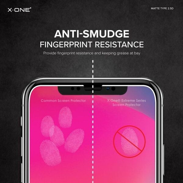 X-One Szkło hartowane X-ONE Full Cover Extra Strong Crystal Clear - do iPhone 13 Pro Max/14 Plus (full glue) czarny 13950361 5903396124297