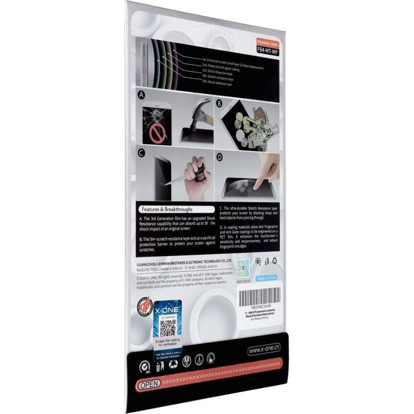 X-One Protektor LCD X-ONE Extreme Shock Eliminator 4th gen. Matowe - do iPhone 15 Pro 13950384 5903396216169