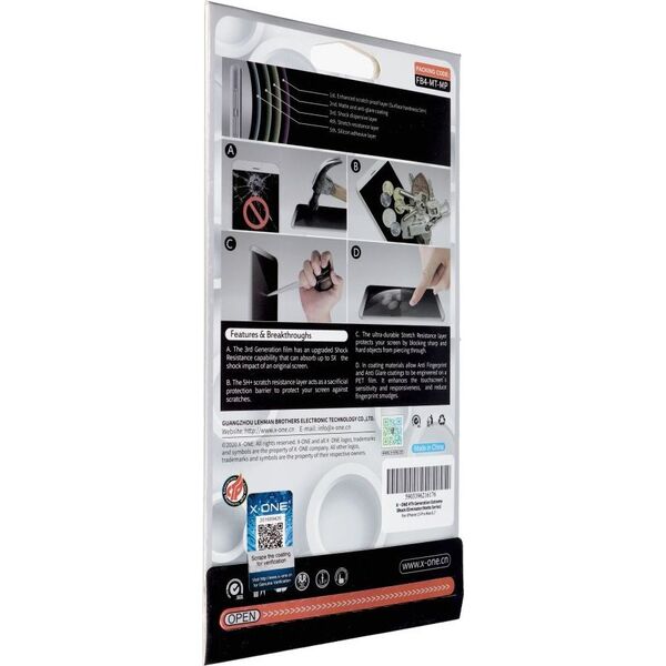 X-One Protektor LCD X-ONE Extreme Shock Eliminator 4th gen. Matowe - do iPhone 15 Pro Max 13950387 5903396216176