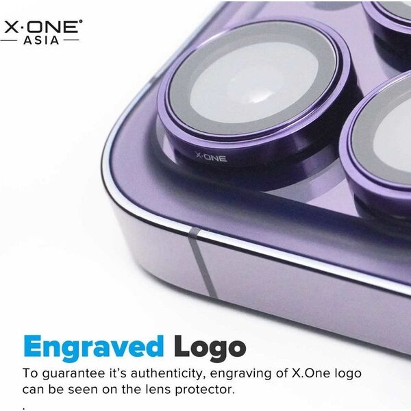 X-One Szkło szafirowe X-ONE na obiektyw aparatu Camera Armor Pro - do iPhone 15 Pro/15 Pro Max 13950389 5903396217951
