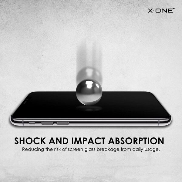 X-One Szkło hartowane X-ONE Full Cover Extra Strong Matowe - do iPhone 15 Pro (full glue) czarny 13950413 5903396216220