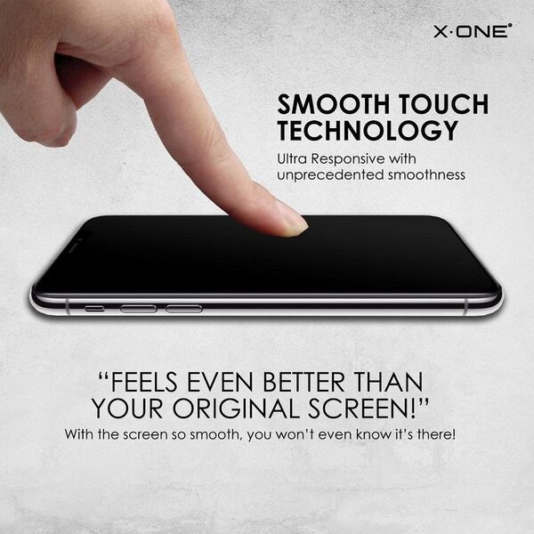 X-One Szkło hartowane X-ONE Full Cover Extra Strong Matowe - do iPhone 15 Pro (full glue) czarny 13950413 5903396216220
