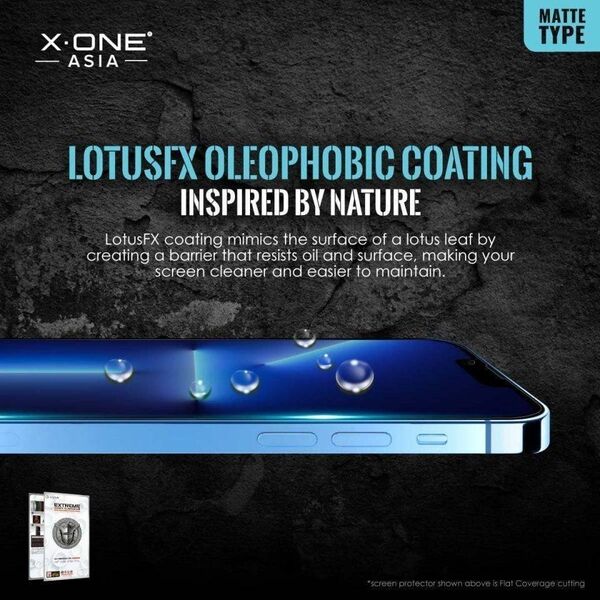 X-One Protektor LCD X-ONE Extreme Shock Eliminator 4th gen. Matowe - do iPhone 14 Pro Max/15 Plus 13950561 5903396208263