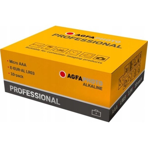 AgfaPhoto AgfaPhoto Batterie Alkaline Professional -AAA Micro    10St. 13950698 4250175853468