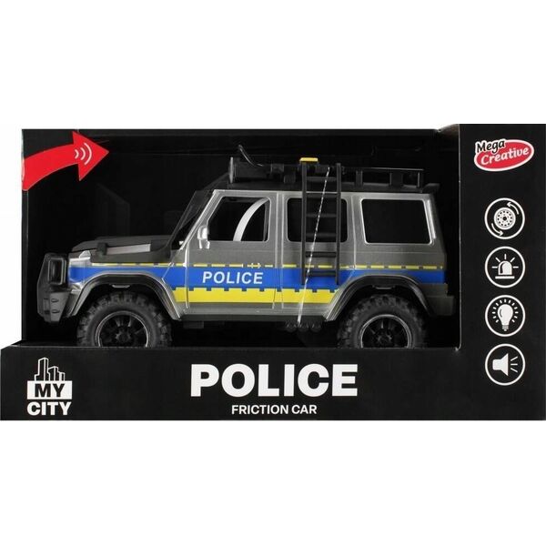 Mega Creative AUTO POLICJA B/O TEREN 30X17X14 MOJE MIASTO MC24 13950960 5904335885910