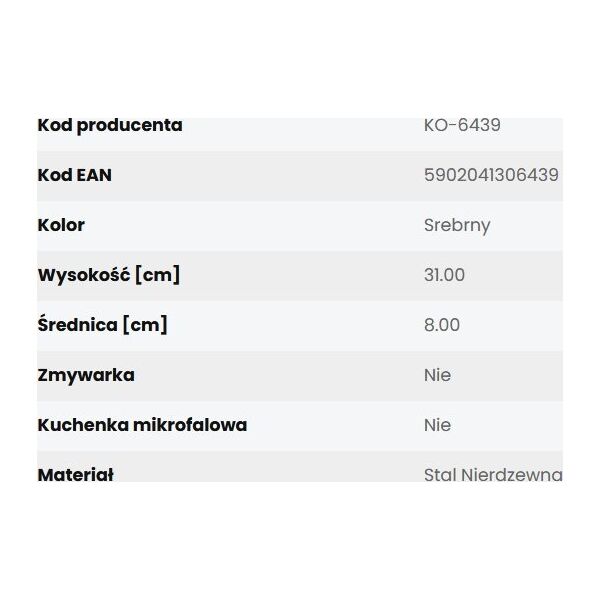 KOKO termos nierdzewny z kubkiem 1L KO-6439 13951260 5902041306439