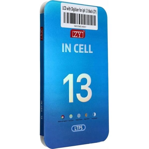 Partner Tele.com Wyświetlacz do iPhone 13 z ekranem dotykowym czarnym (ZY-LTPS) IC Transferable 13953324 5903396248801