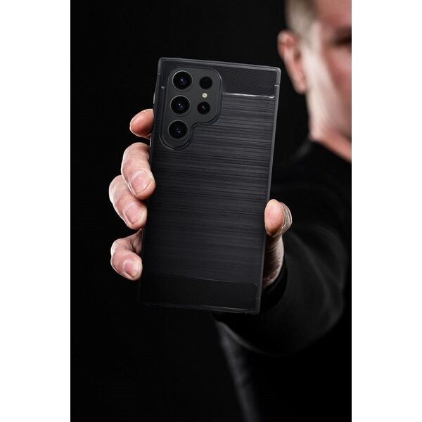 Partner Tele.com Futerał CARBON do SAMSUNG S23 FE czarny 13955058 5903396228452