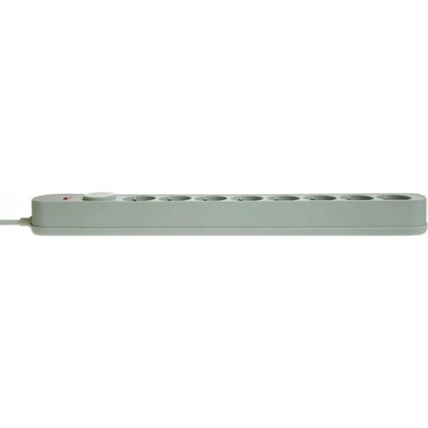 Listwa zasilająca Plastrol Plastrol Filtr W-00026 listwa zasilająca z układem przeciwprzepięciowym osiem gniazd, włącznik szara 13955284 5902273423959