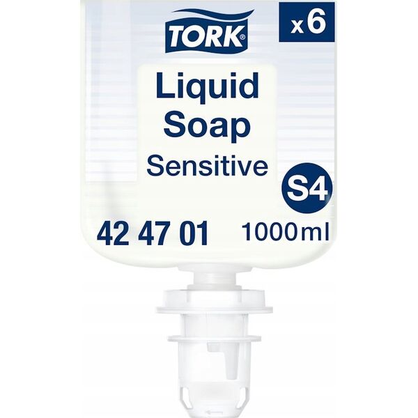 Tork Tork - Łagodne mydło w płynie do skóry wrażliwej, S4 - 1 l 13957129 7322541283135