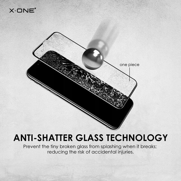X-One Szkło hartowane X-ONE Full Cover Extra Strong Matowe - do iPhone 15/16 Plus (full glue) czarny 13957197 5903396230752