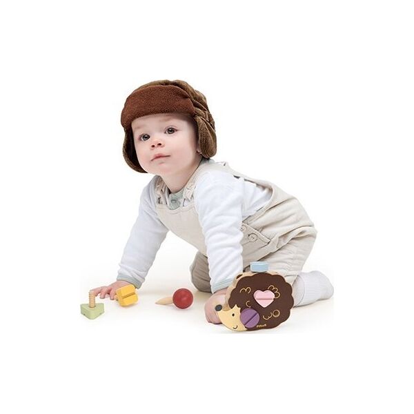 Viga Toys Drewniana Zabawka Konstrukcyjna Jeżyk Ze Śrubkami Montessori Lumarko! 13959563 6971608442216