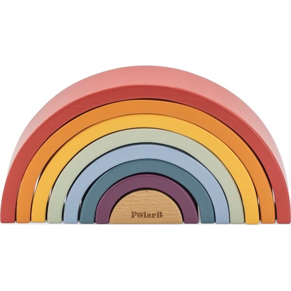 Viga Toys VIGA PolarB Drewniana Tęcza Układanka Klocki Kreatywne Montessori 13960756 6971608442209