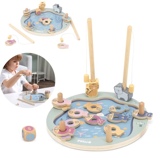 Viga Toys Viga PolarB Drewniana Gra Łowienie Rybek 13960757 6971608440809