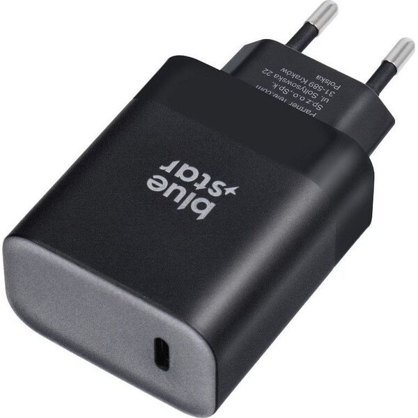 Ładowarka Blue Star BLUE STAR ładowarka sieciowa 3A 45W Typ C PD QC4.0 TFB-TC-45W czarna 13961170 5903396261596