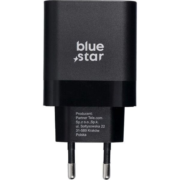 Ładowarka Blue Star BLUE STAR ładowarka sieciowa 3A 45W Typ C PD QC4.0 TFB-TC-45W czarna 13961170 5903396261596