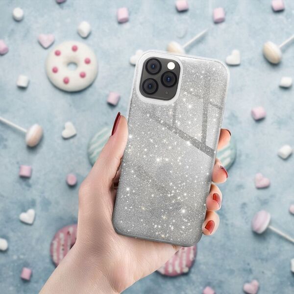 ForCell Futerał SHINING do XIAOMI Redmi 13C / POCO C65 srebrny 13961410 5903396263026