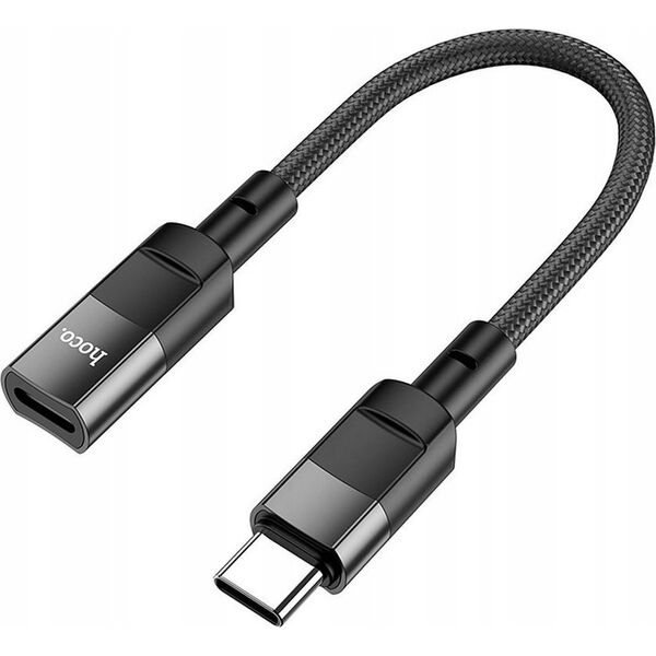 Adapter USB Hoco HOCO adapter OTG Typ C (męski) do Lightning (żeński) 3A U107 0,1 m czarny 13961643 6931474789983