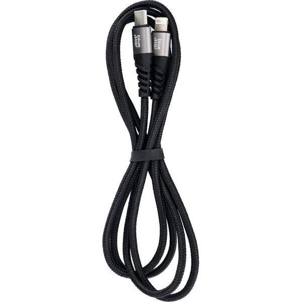 Kabel USB Blue Star BLUE STAR kabel z oplotem 2,4A Typ C do Lightning TFK-DC-003 1,2 m czarny 13961863 5903396224225