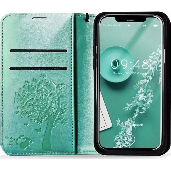 ForCell Kabura MEZZO Book do SAMSUNG A55 5G drzewo zielony 13962301 5903396267703