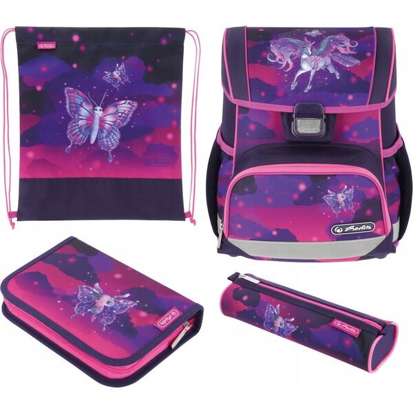 Herlitz Herlitz Schulranzen Loop Plus Magic Unicorn 13963548 4008110370880
