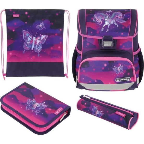 Herlitz Herlitz Schulranzen Loop Plus Magic Unicorn 13963548 4008110370880