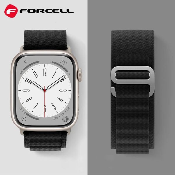 ForCell FORCELL F-DESIGN FA13 pasek do APPLE Watch 38 / 40 / 41 mm czarny 13965588 5903396223365