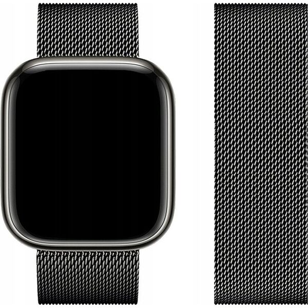 ForCell FORCELL F-DESIGN FA03 pasek do APPLE Watch 42 / 44 / 45 / 49 mm czarny 13965599 5903396223556
