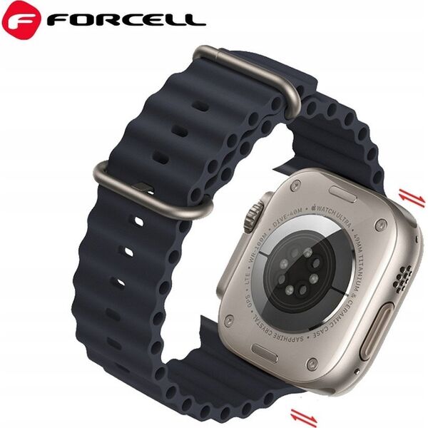ForCell FORCELL F-DESIGN FA12 pasek do APPLE Watch 42 / 44 / 45 / 49 mm pomarańczowy 13965609 5903396223440