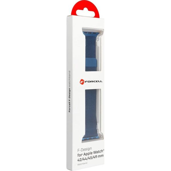 ForCell FORCELL F-DESIGN FA03 pasek do APPLE Watch 42 / 44 / 45 / 49 mm niebieski 13965610 5903396222535