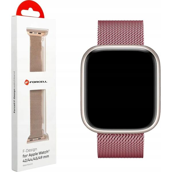 ForCell FORCELL F-DESIGN FA03 pasek do APPLE Watch 38 / 40 / 41 mm różowy 13965628 5903396222887