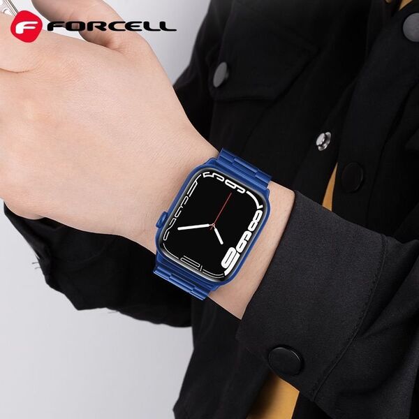 ForCell FORCELL F-DESIGN FA10 pasek do APPLE Watch 42 / 44 / 45 / 49 mm niebieski 13965631 5903396222832