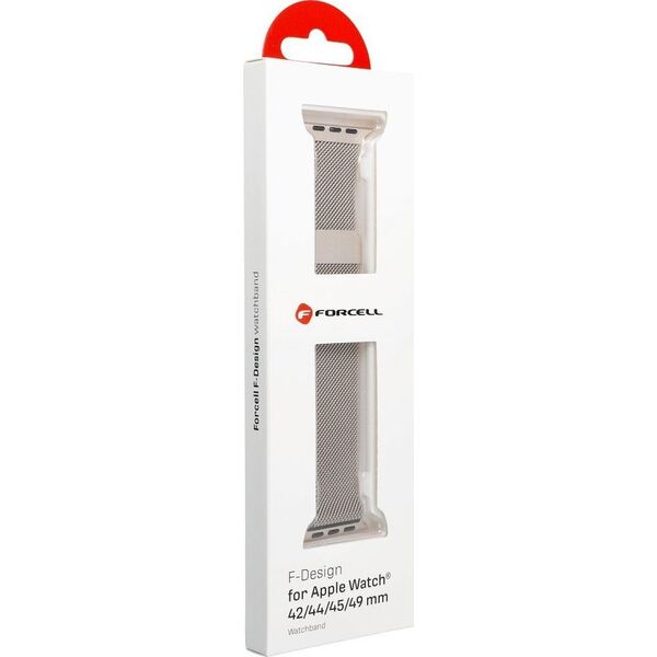 ForCell FORCELL F-DESIGN FA03 pasek do APPLE Watch 42 / 44 / 45 / 49 mm złoty 13965632 5903396222870