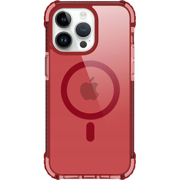 Apple Etui z MagSafe Prodigee Safetee Flow + Mag do iPhone 15 Pro Max rubinowe - Gwarancja bezpieczeństwa. Proste raty. Bezpłatna wysyłka od 170 zł. 13965841 810023955030