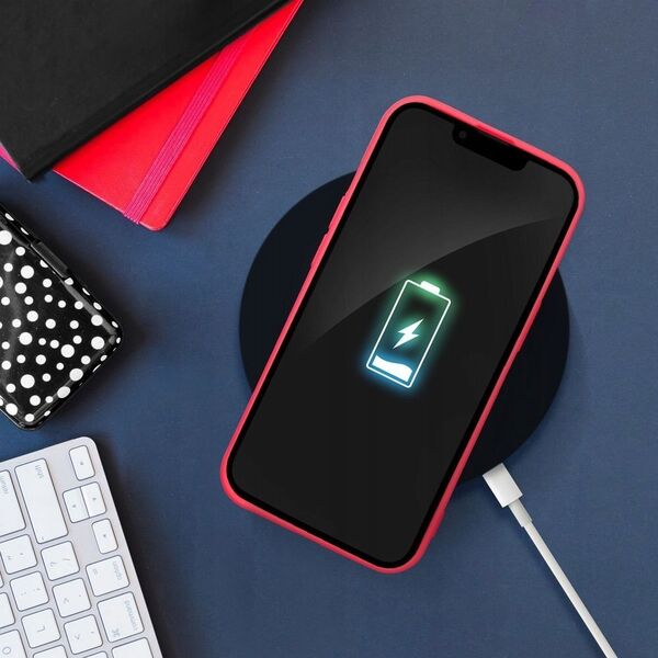 Vega NAKŁADKA SILICON CASE XIAOMI REDMI 13C BRZOSKWINIOWY ETUI BACK COVER>