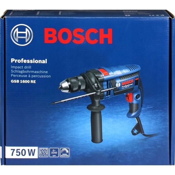 Wiertarka Bosch BOSCH. IMPACT DRILL. 750W GSB 1600 - STROKE 13966796 4053423242645